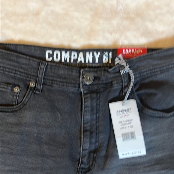 Company Eighty One Men’s Black Jeans Stratford Slim Fit Size 36x32 NWT - Picture 6 of 9